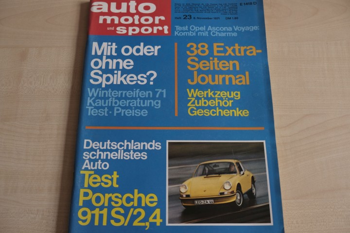 Deckblatt Auto Motor und Sport (23/1971)